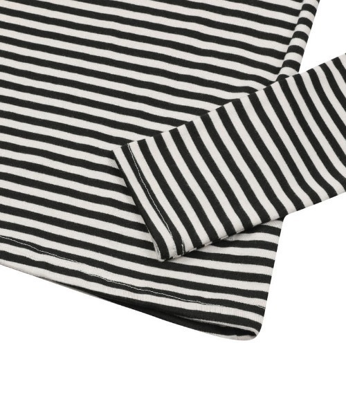 COIRIS(コイリス)の「◇COIRIS◇ブランド直輸入正規品/ローザ Vネック ストライプ 長袖Tシャツ Rosa V-neck Stripe Long Sleeve Tee(Tシャツ/カットソー・レディース・ブラック系その他/ブラック×ホワイト・FREE)」の11枚目の写真
