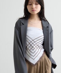 COLONY 2139 | スクエアライン柄スカーフ65cmx65cm(バンダナ/スカーフ)