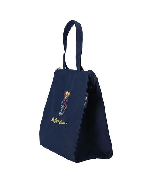 POLO RALPH LAUREN（ポロ ラルフ ローレン）の「エコバック（エコバッグ/サブバッグ・レディース・ベージュ/ネイビー・FREE）」の3枚目の写真