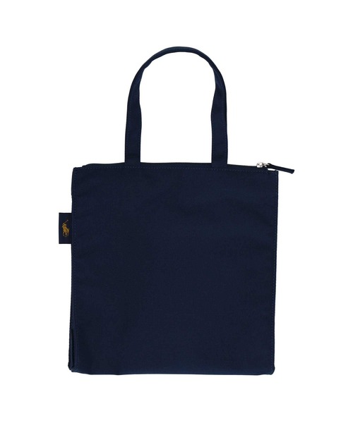 POLO RALPH LAUREN（ポロ ラルフ ローレン）の「エコバック（エコバッグ/サブバッグ・レディース・ベージュ/ネイビー・FREE）」の4枚目の写真
