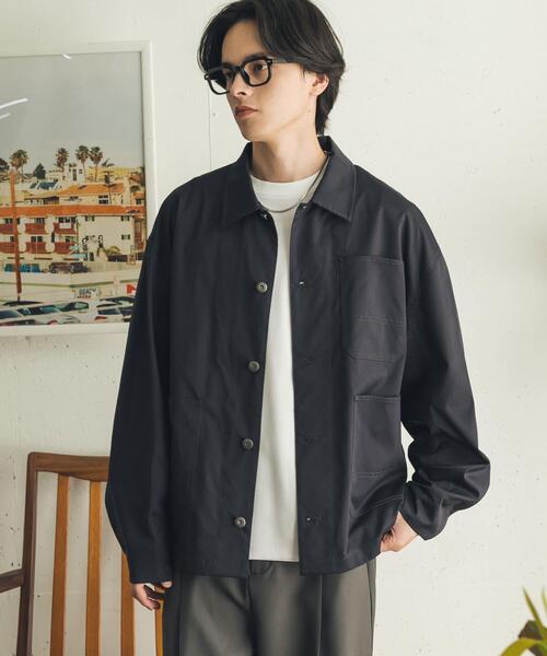 SENSE OF PLACE by URBAN RESEARCH(センスオブプレイスバイアーバンリサーチ)の「ピーチタッチカラーカバーオール(カバーオール・メンズ・ブルー系その他/ピンク/チャコールグレー・LARGE/MEDIUM)」の4枚目の写真