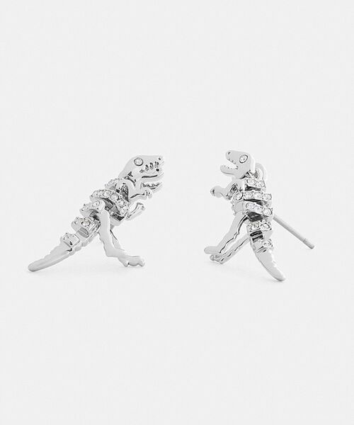 パヴェ スケルタル レキシー スタッド ピアス（ピアス（両耳用