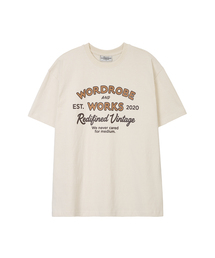 [ビッグサイズ] ワードロップ アンド ワークス ヴィンテージ Tシャツ