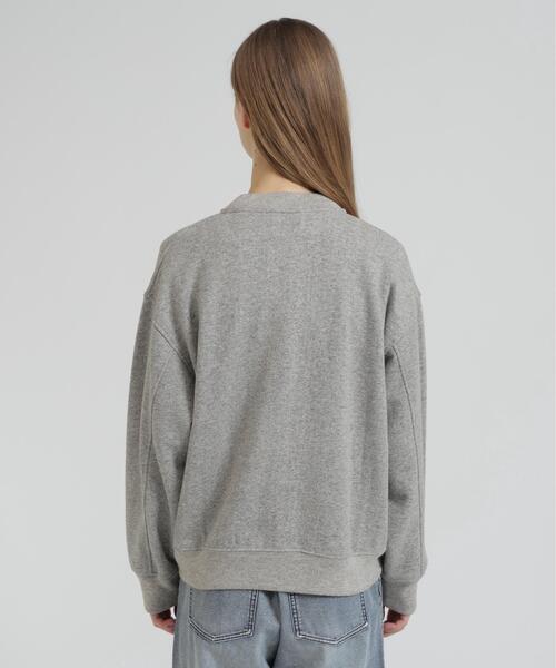 AVIREX(アヴィレックス)の「N.Y VINTAGE SWEAT CARDIGAN(カーディガン/ボレロ・レディース・グレー/ネイビー・F)」の12枚目の写真