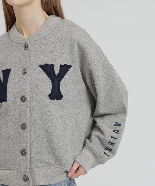 AVIREX(アヴィレックス)の「N.Y VINTAGE SWEAT CARDIGAN(カーディガン/ボレロ・レディース・グレー/ネイビー・F)」の14枚目の写真