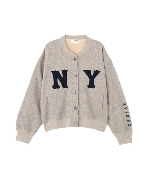 AVIREX(アヴィレックス)の「N.Y VINTAGE SWEAT CARDIGAN(カーディガン/ボレロ・レディース・グレー/ネイビー・F)」の17枚目の写真