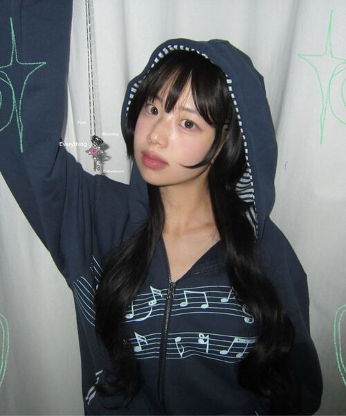 BAUF（バウフ）の「BUNNEY イヤーレイヤードスカート [チャコール]（スカート・レディース・その他・FREE）」の6枚目の写真