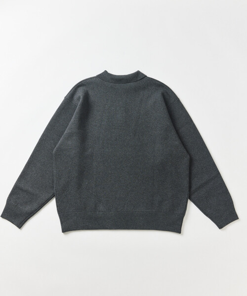 FREAK'S STORE(フリークスストア)の「ウォッシャブル スウェットライク ポロカラーニット/静電気ケア(Tシャツ/カットソー・メンズ・チャコールグレー/ブラウン/ブラック/ブルーグリーン/その他13/オレンジ/オフホワイト・MEDIUM/LARGE)」の15枚目の写真