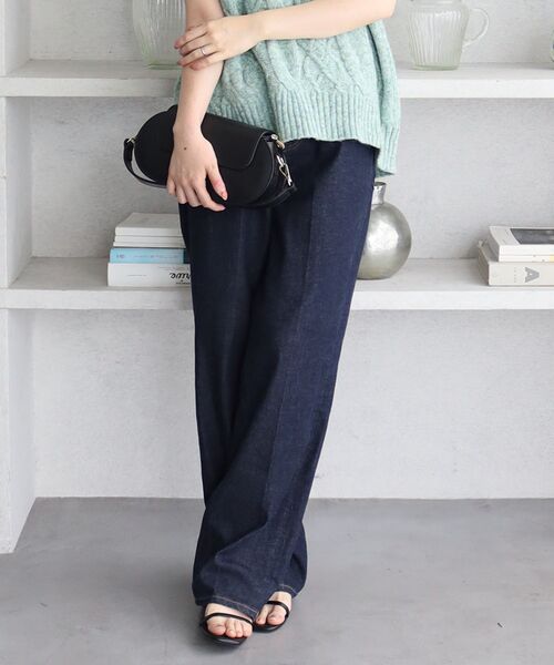 le.coeur blanc（ルクールブラン）の「Healthy denim Seed（デニムパンツ・レディース・ネイビー/ブルー系その他・34/36）」の2枚目の写真