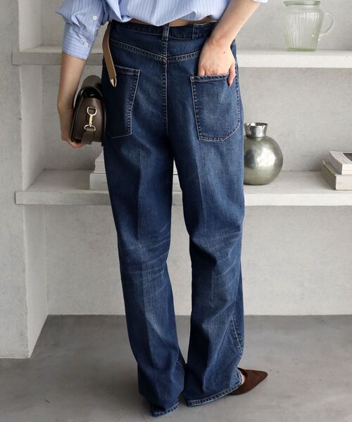 le.coeur blanc（ルクールブラン）の「Healthy denim Seed（デニムパンツ・レディース・ネイビー/ブルー系その他・34/36）」の6枚目の写真