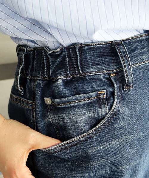 le.coeur blanc（ルクールブラン）の「Healthy denim Seed（デニムパンツ・レディース・ネイビー/ブルー系その他・34/36）」の9枚目の写真