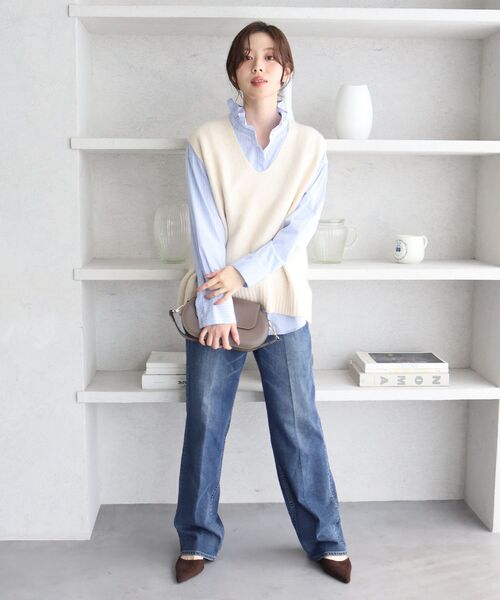 le.coeur blanc（ルクールブラン）の「Healthy denim Seed（デニムパンツ・レディース・ネイビー/ブルー系その他・34/36）」の14枚目の写真