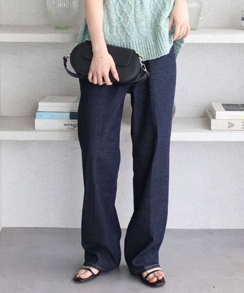 le.coeur blanc（ルクールブラン）の「Healthy denim Seed（デニムパンツ・レディース・ネイビー/ブルー系その他・34/36）」の21枚目の写真