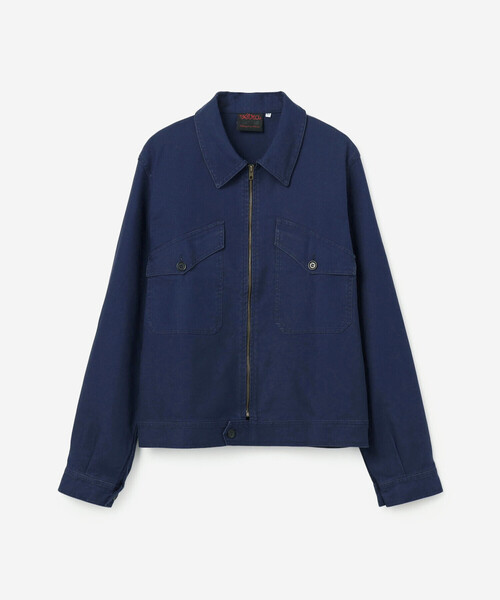 VETRA(ベトラ)の「VETRA | 〈別注〉ダンガリーツイル ジップジャケット MEN(その他アウター・メンズ・ネイビー・44/42)」の3枚目の写真