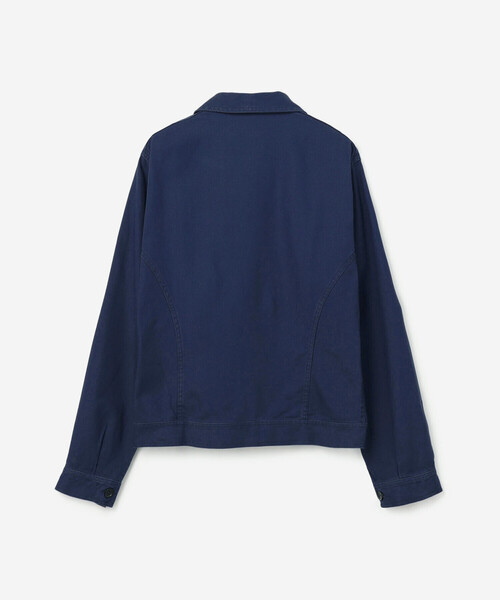 VETRA(ベトラ)の「VETRA | 〈別注〉ダンガリーツイル ジップジャケット MEN(その他アウター・メンズ・ネイビー・44/42)」の4枚目の写真