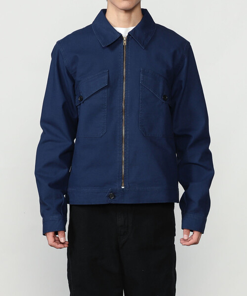 VETRA(ベトラ)の「VETRA | 〈別注〉ダンガリーツイル ジップジャケット MEN(その他アウター・メンズ・ネイビー・44/42)」の11枚目の写真