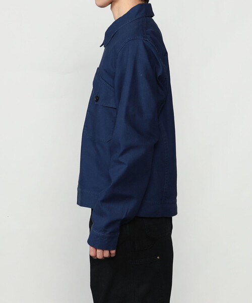 VETRA(ベトラ)の「VETRA | 〈別注〉ダンガリーツイル ジップジャケット MEN(その他アウター・メンズ・ネイビー・44/42)」の12枚目の写真