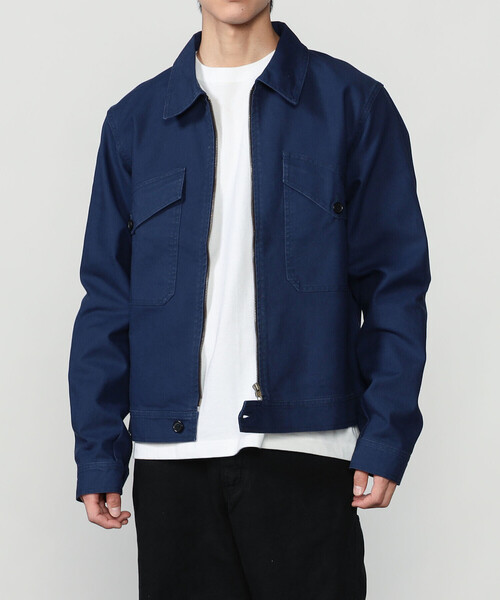 VETRA(ベトラ)の「VETRA | 〈別注〉ダンガリーツイル ジップジャケット MEN(その他アウター・メンズ・ネイビー・44/42)」の14枚目の写真