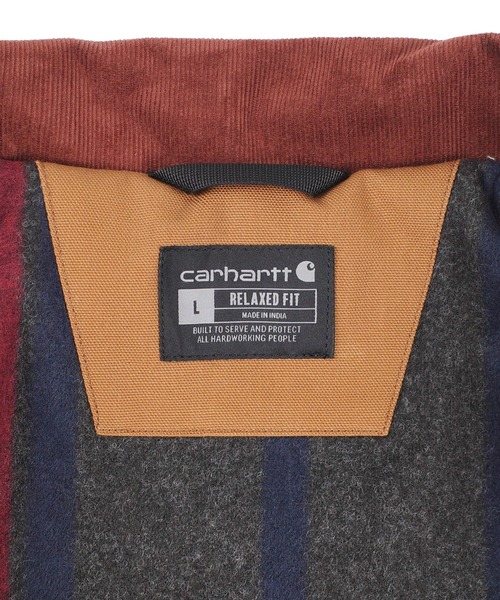 Carhartt(カーハート)の「【UT216】【Carhartt/カーハート】DUCK DETROIT JACKET / BLANKET LINED CRHTT-J001(その他アウター・メンズ・ブラウン/ブラック・LARGE/X-LARGE/MEDIUM)」の19枚目の写真