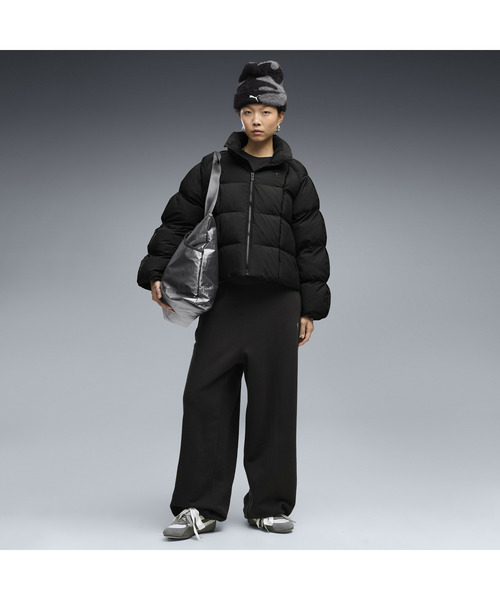PUMA(プーマ)の「PUMA プーマ ウィメンズ T7 プレート パッファー ジャケット(ダウンジャケット/コート・レディース・アイボリー/ブラック・LARGE/MEDIUM/X-LARGE/SMALL)」の9枚目の写真