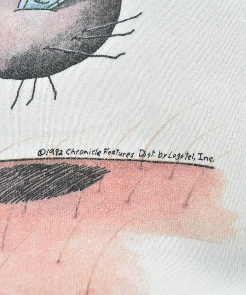 Lee(リー)の「【USED】80’s Lee “The Far Side Comic Mosquito” スウェット USA製(スウェット・メンズ・ホワイト・LARGE)」の3枚目の写真