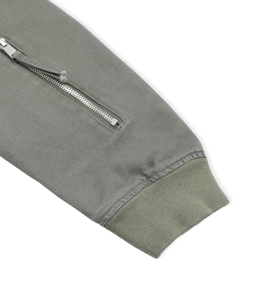 XTONZ(エクストーンズ)の「XJ141 マルチジッパー クロップ MA-1ジャケット (KHAKI)(ブルゾン・レディース・その他・MEDIUM/LARGE)」の17枚目の写真