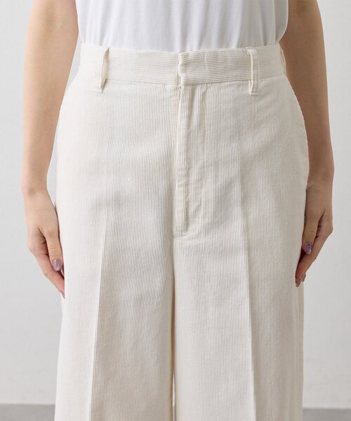 Whim Gazette(ウィムガゼット)の「ワンウォッシュコールパンツ/セットアップ可(その他パンツ・レディース・オフホワイト/ベビーピンク・38/36)」の19枚目の写真