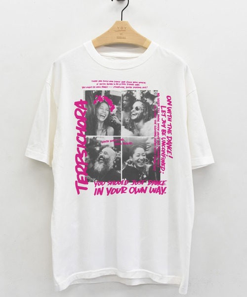 STOF(ストフ)の「STOF/ストフ/PIGMENT-DYED TEE D/TERPSICHORA(Tシャツ/カットソー・メンズ・ホワイト/ブラック・L/M/S/XS)」の5枚目の写真