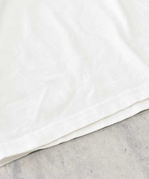 STOF(ストフ)の「STOF/ストフ/PIGMENT-DYED TEE D/TERPSICHORA(Tシャツ/カットソー・メンズ・ホワイト/ブラック・L/M/S/XS)」の7枚目の写真