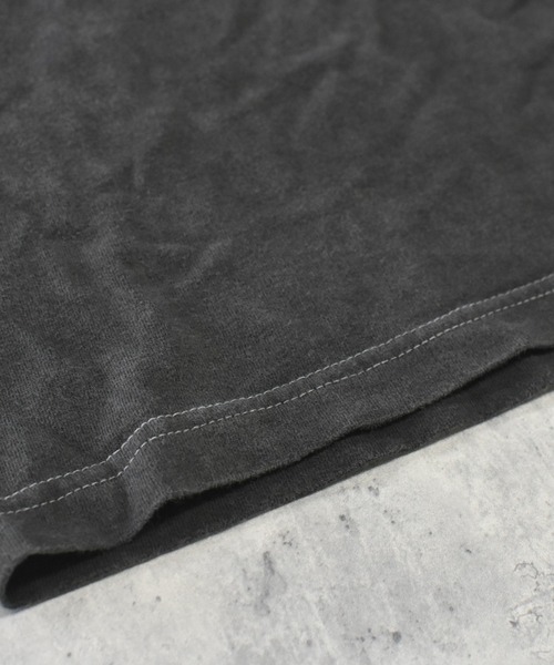 STOF(ストフ)の「STOF/ストフ/PIGMENT-DYED TEE D/TERPSICHORA(Tシャツ/カットソー・メンズ・ホワイト/ブラック・L/M/S/XS)」の11枚目の写真