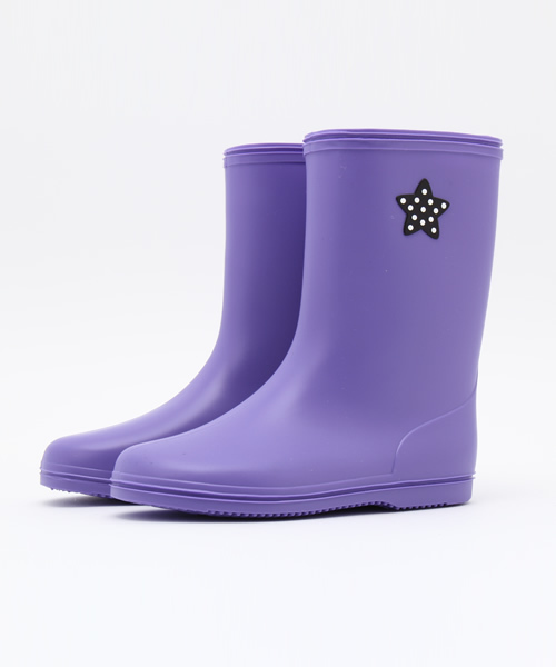 FABHUG （ファブハグ）の「[15-19cm]カラフルレインシューズ (Kids)（レインシューズ・キッズ・レッド/ネイビー/イエロー/パープル/ピンク/グリーン/ブルー/ブラウン/ダークネイビー・16cm/17cm/18cm/19cm）」の6枚目の写真