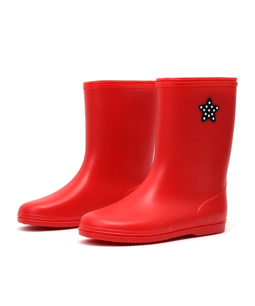 FABHUG （ファブハグ）の「[15-19cm]カラフルレインシューズ (Kids)（レインシューズ・キッズ・レッド/ネイビー/イエロー/パープル/ピンク/グリーン/ブルー/ブラウン/ダークネイビー・16cm/17cm/18cm/19cm）」の9枚目の写真