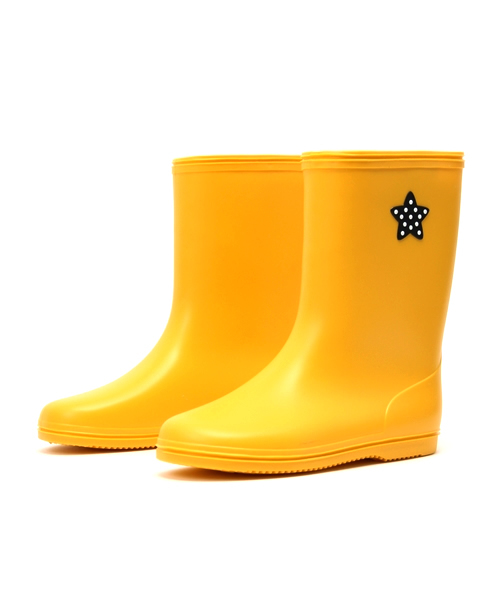 FABHUG （ファブハグ）の「[15-19cm]カラフルレインシューズ (Kids)（レインシューズ・キッズ・レッド/ネイビー/イエロー/パープル/ピンク/グリーン/ブルー/ブラウン/ダークネイビー・16cm/17cm/18cm/19cm）」の7枚目の写真