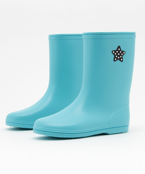 FABHUG （ファブハグ）の「[15-19cm]カラフルレインシューズ (Kids)（レインシューズ・キッズ・レッド/ネイビー/イエロー/パープル/ピンク/グリーン/ブルー/ブラウン/ダークネイビー・16cm/17cm/18cm/19cm）」の5枚目の写真