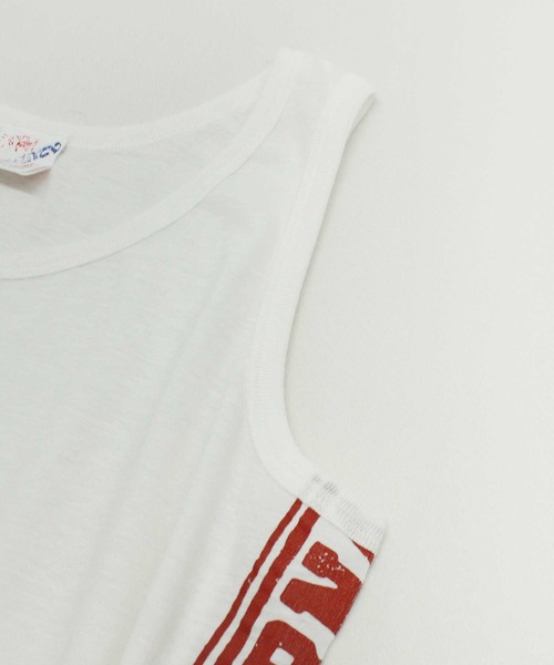 RNA(アールエヌエー)の「M0357 TCRラインロゴプリントランニング(タンクトップ・レディース・ホワイト/レッド/ブラック・MEDIUM)」の10枚目の写真