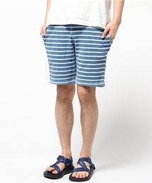 NANO universe | ROYAL PALM/RPインディゴパイルボーダーショーツ(その他パンツ)