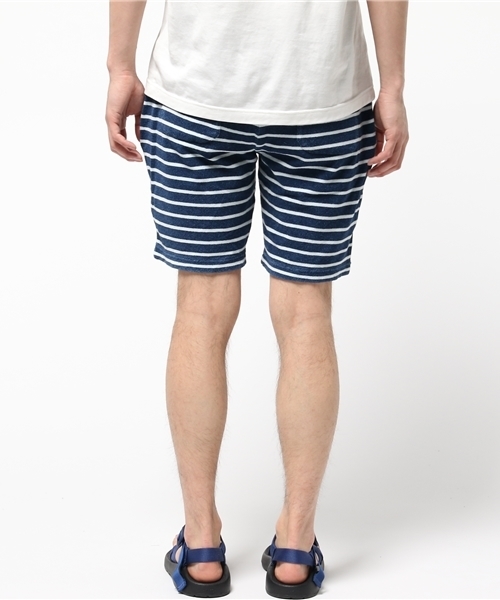 NANO universe(ナノユニバース)の「ROYAL PALM/RPインディゴパイルボーダーショーツ(その他パンツ・メンズ・その他2/その他1・SMALL/LARGE/MEDIUM)」の4枚目の写真