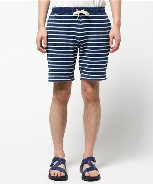 NANO universe(ナノユニバース)の「ROYAL PALM/RPインディゴパイルボーダーショーツ(その他パンツ・メンズ・その他2/その他1・SMALL/LARGE/MEDIUM)」の5枚目の写真