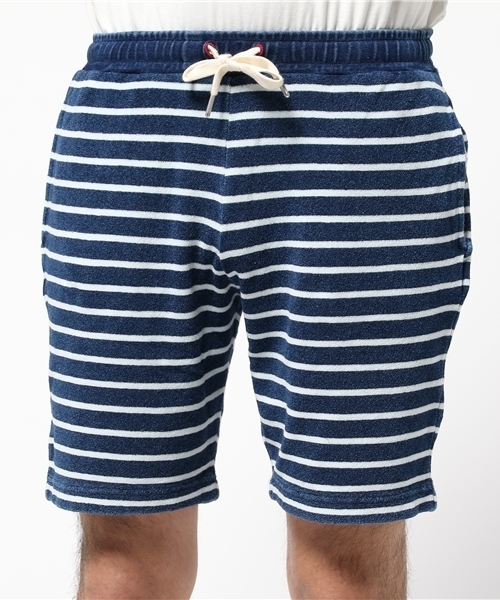 NANO universe(ナノユニバース)の「ROYAL PALM/RPインディゴパイルボーダーショーツ(その他パンツ・メンズ・その他2/その他1・SMALL/LARGE/MEDIUM)」の6枚目の写真