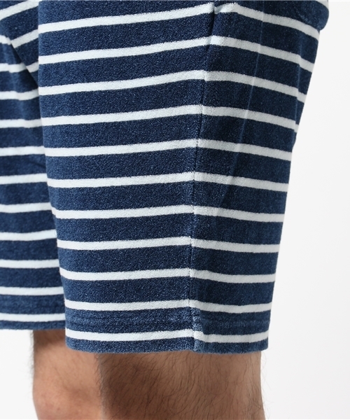 NANO universe(ナノユニバース)の「ROYAL PALM/RPインディゴパイルボーダーショーツ(その他パンツ・メンズ・その他2/その他1・SMALL/LARGE/MEDIUM)」の9枚目の写真