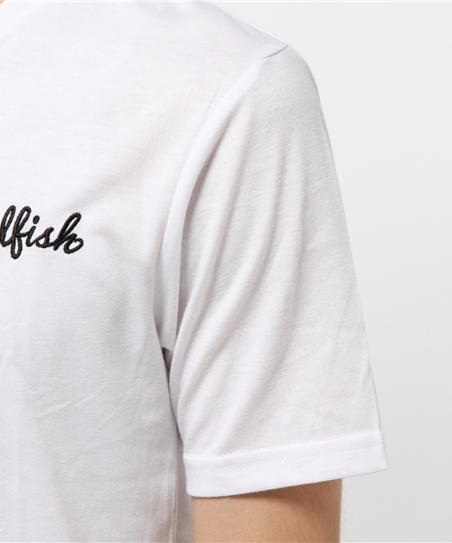 VENCEEXCHANGE（ヴァンスエクスチェンジ）の「ワンポイント刺繍半袖T（Tシャツ/カットソー・メンズ・オフホワイト/コーラル/ピンク/ブラック・MEDIUM/SMALL/LARGE）」の9枚目の写真