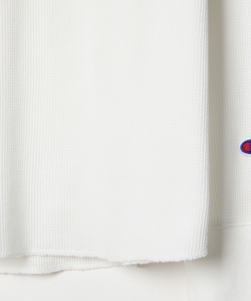 Champion(チャンピオン)の「<Champion/チャンピオン>別注ワッフルタートル/731365(Tシャツ/カットソー・メンズ・ホワイト/オリーブ/グレー・MEDIUM/LARGE)」の7枚目の写真