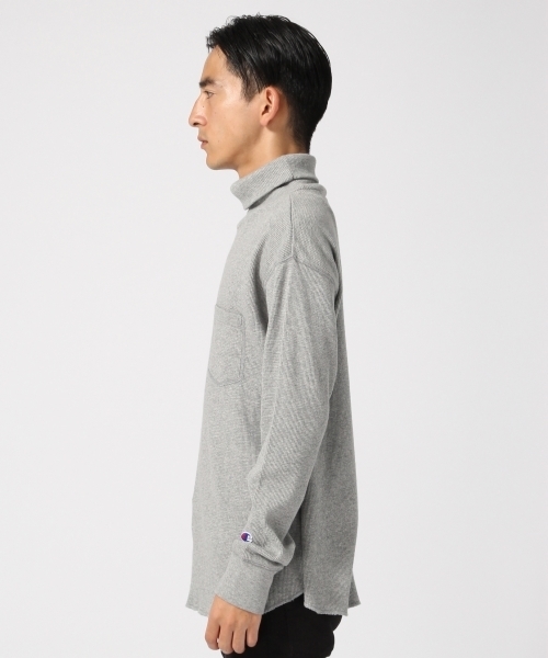 Champion(チャンピオン)の「<Champion/チャンピオン>別注ワッフルタートル/731365(Tシャツ/カットソー・メンズ・ホワイト/オリーブ/グレー・MEDIUM/LARGE)」の9枚目の写真