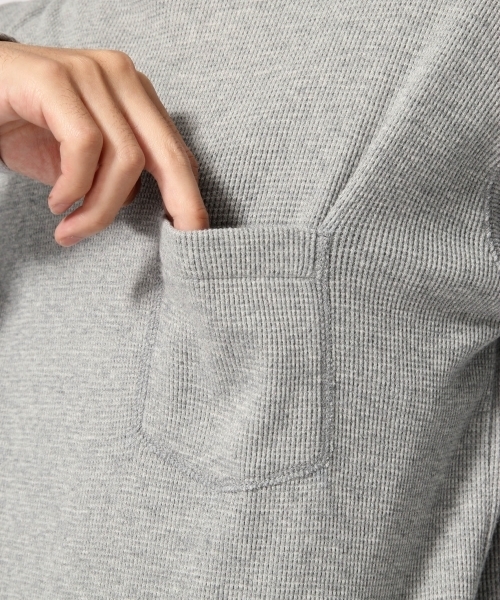 Champion(チャンピオン)の「<Champion/チャンピオン>別注ワッフルタートル/731365(Tシャツ/カットソー・メンズ・ホワイト/オリーブ/グレー・MEDIUM/LARGE)」の13枚目の写真