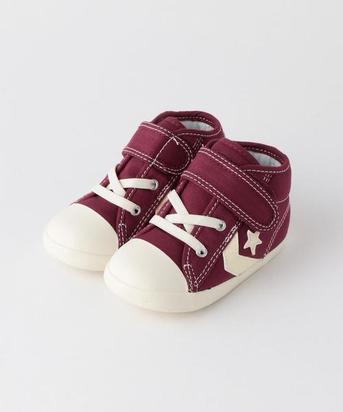 CONVERSE(コンバース)の「【CONVERSE(コンバース)】CHEVRONSTAR12cm-14cm◆(スニーカー・キッズ・オリーブ/ワインレッド・13cm/12cm/14cm)」の1枚目の写真