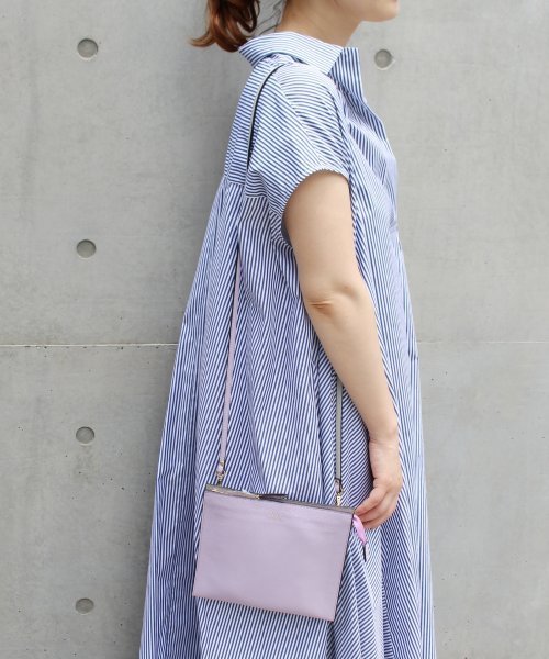 JOURNAL STANDARD(ジャーナルスタンダード)の「【OAD/オーエーディー】 DUAL SLIM CROSSOBDYクラッチ#(ショルダーバッグ・レディース・ラベンダー/ブラック・FREE)」の1枚目の写真