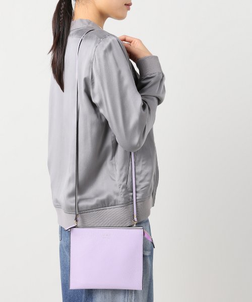 JOURNAL STANDARD(ジャーナルスタンダード)の「【OAD/オーエーディー】 DUAL SLIM CROSSOBDYクラッチ#(ショルダーバッグ・レディース・ラベンダー/ブラック・FREE)」の13枚目の写真