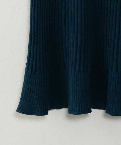 Steven Alan（スティーブンアラン）の「＜Steven Alan＞RIB KNIT SHORT SLEEVE ONE-PIECE/ﾜﾝﾋﾟｰｽ◆（ワンピース・レディース・オフホワイト/オレンジ/ダークグリーン・FREE）」の7枚目の写真