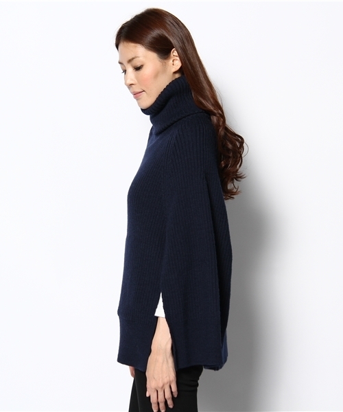 NANO universe（ナノユニバース）の「LB/タートルポンチョ（ニット