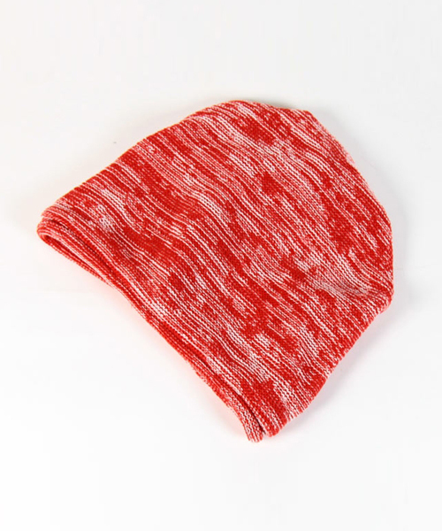 14+（イチヨンプラス）の「コットンニット帽（ニットキャップ/ビーニー・メンズ・ブラック×ホワイト/ベージュ系その他/ライトグレー/ブラック系その他/チャコールグレー/ダークグリーン/ブラウン系その他/ブラック/グレー系その他/グレー×ホワイト/ホワイト×レッド/オフホワイト/ブラック×グレー/ブラックミックス/ホワイト×ネイビー/ホワイト×ピンク・FREE）」の3枚目の写真